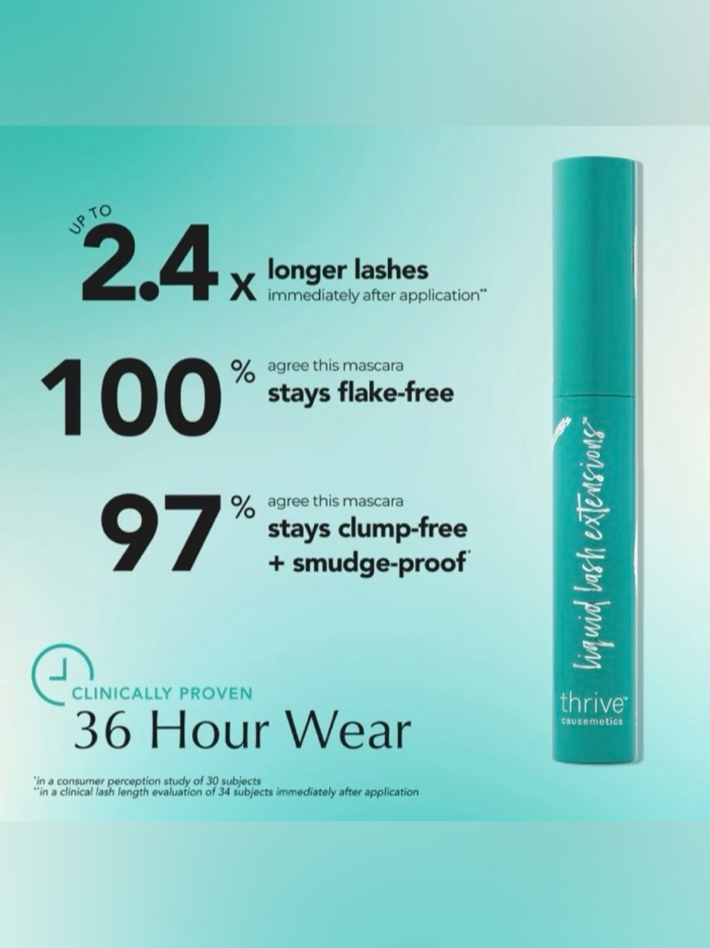 thrive causemetics - NEW - Flake Free Lash Extensions in Brown/Black - Picture 6 of 6